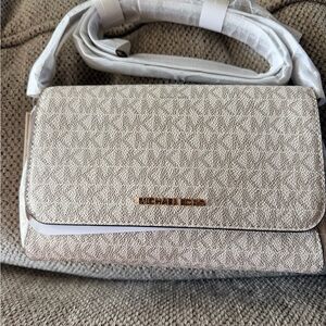 Michael Kors Beige Crossbody Bag